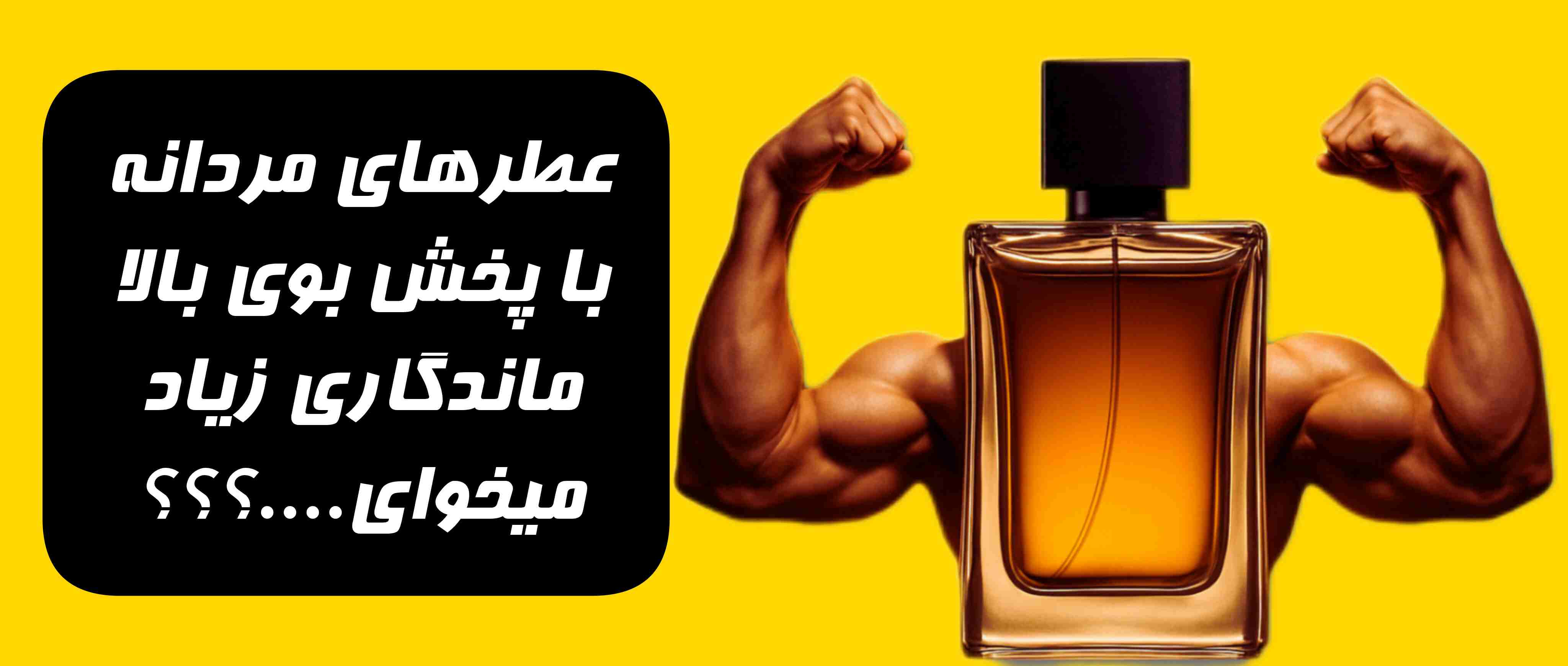 عطرهای مردانه با پخش بو و ماندگاری زیاد